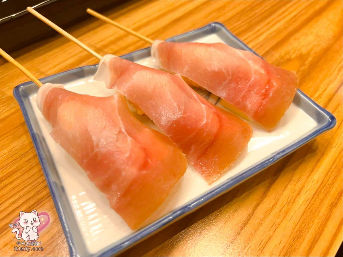 新竹攝食串炸 NO.2 生火腿乾酪串（3串） $190