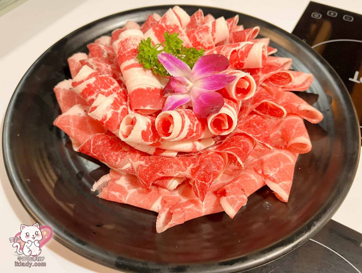 超有肉涮涮屋-竹北店的24盎司雪花牛肉片盤